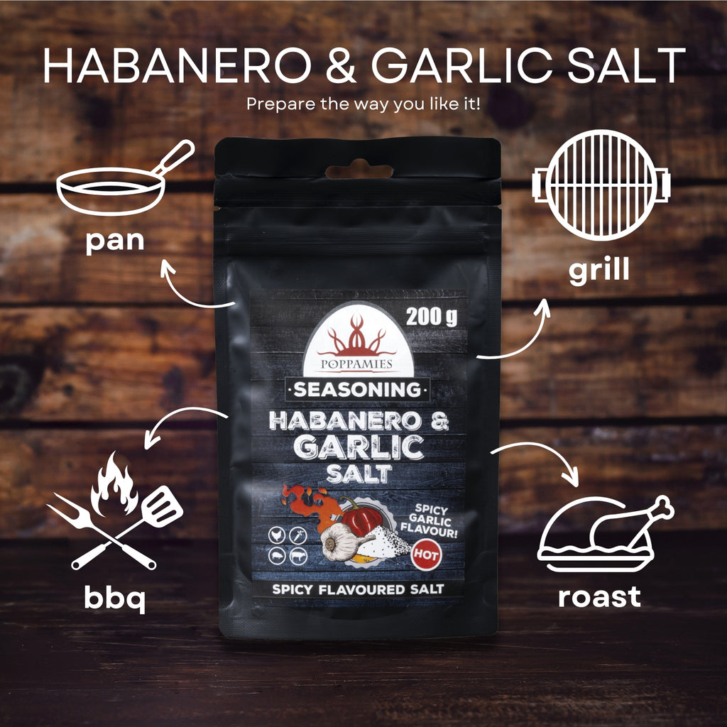 Poppamies Habanero & Garlic Salt
