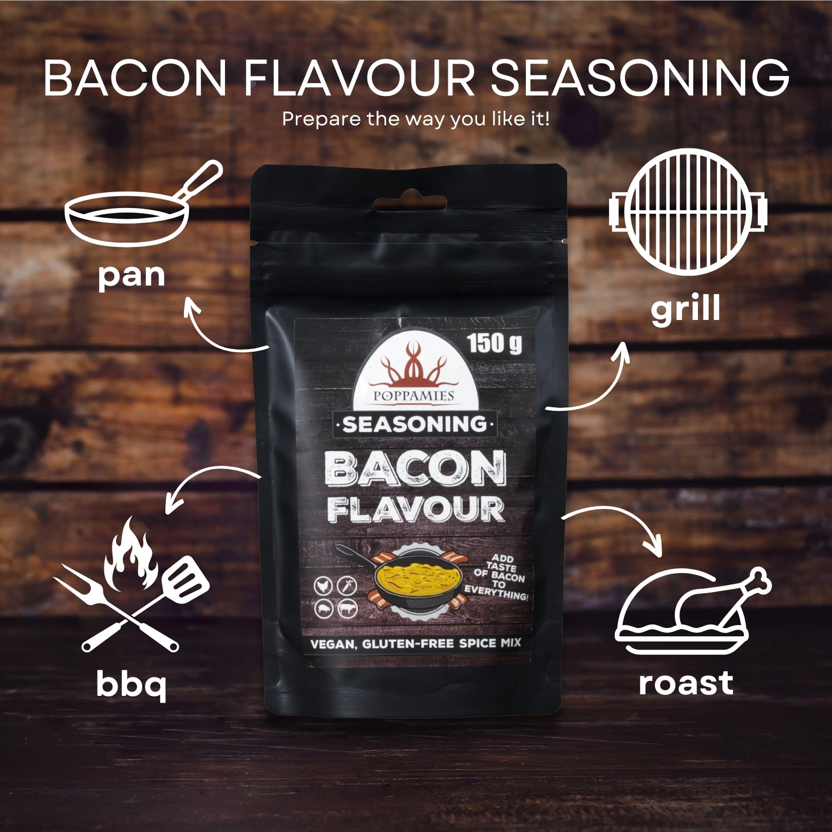 Poppamies Bacon Flavour Spice Mix