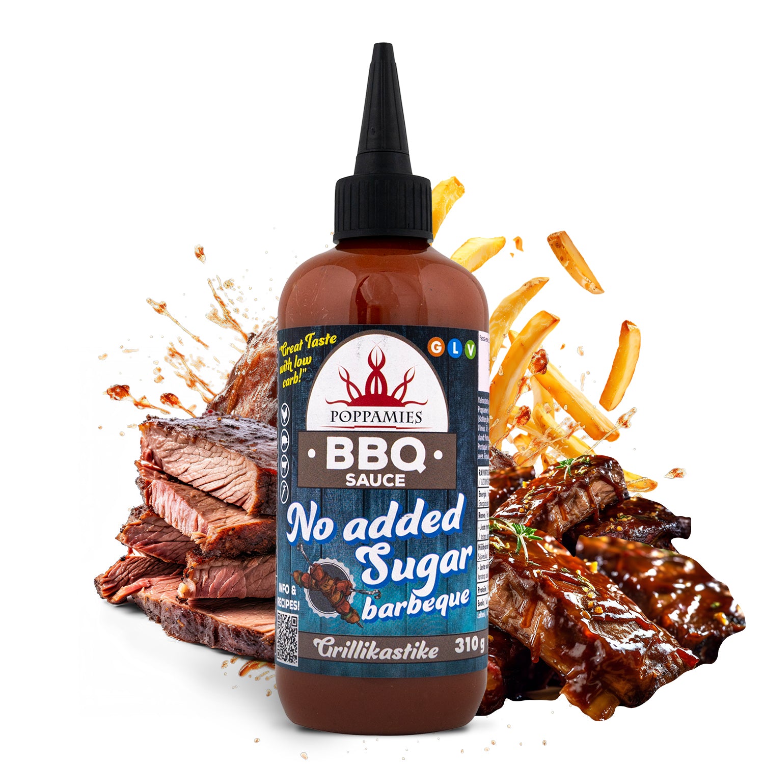 Poppamies BBQ Sauce No Added Sugar Barbeque