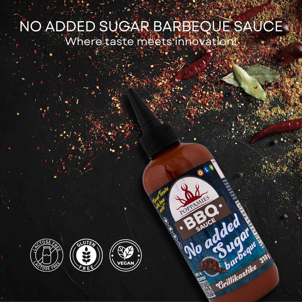 Poppamies BBQ Sauce No Added Sugar Barbeque