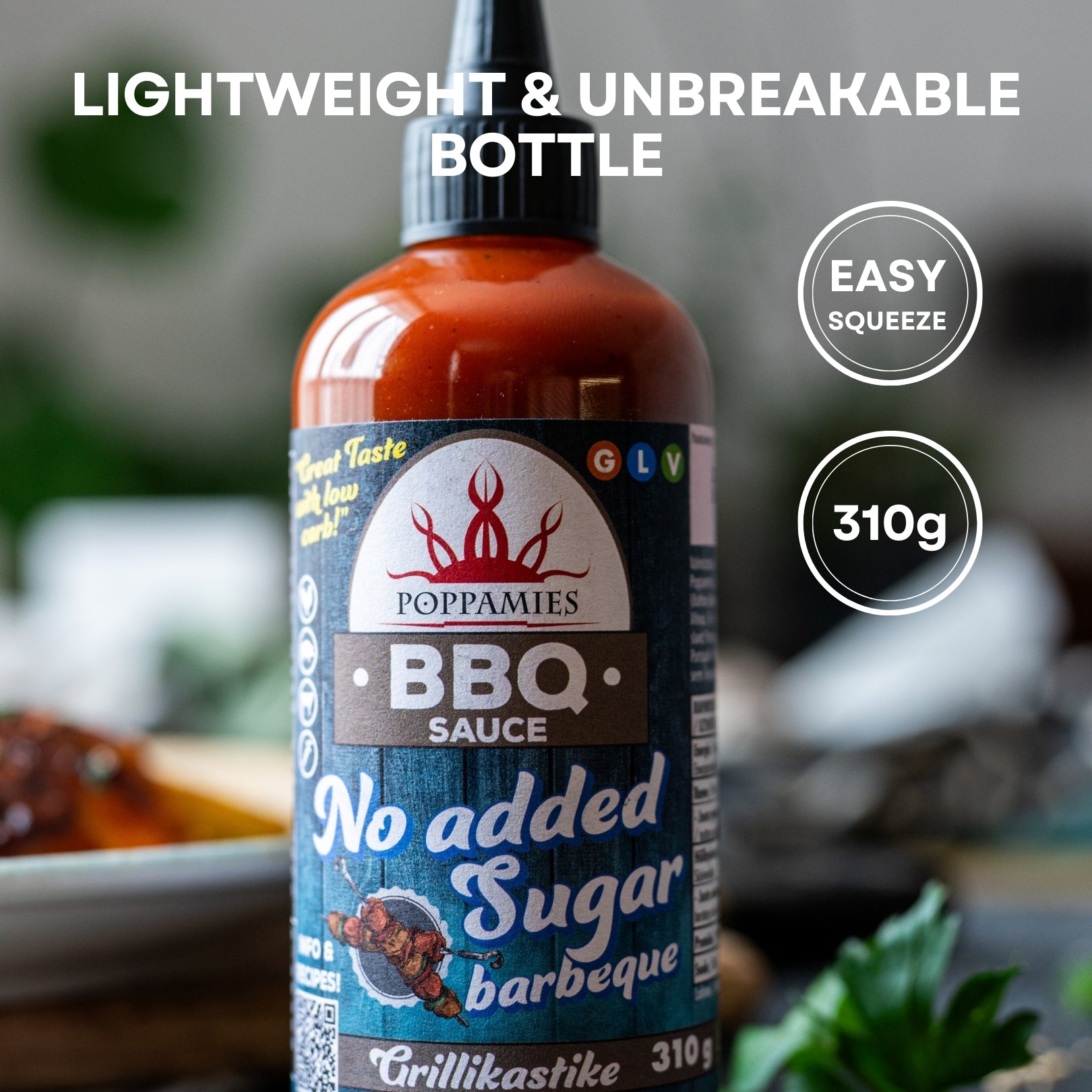Poppamies BBQ Sauce No Added Sugar Barbeque