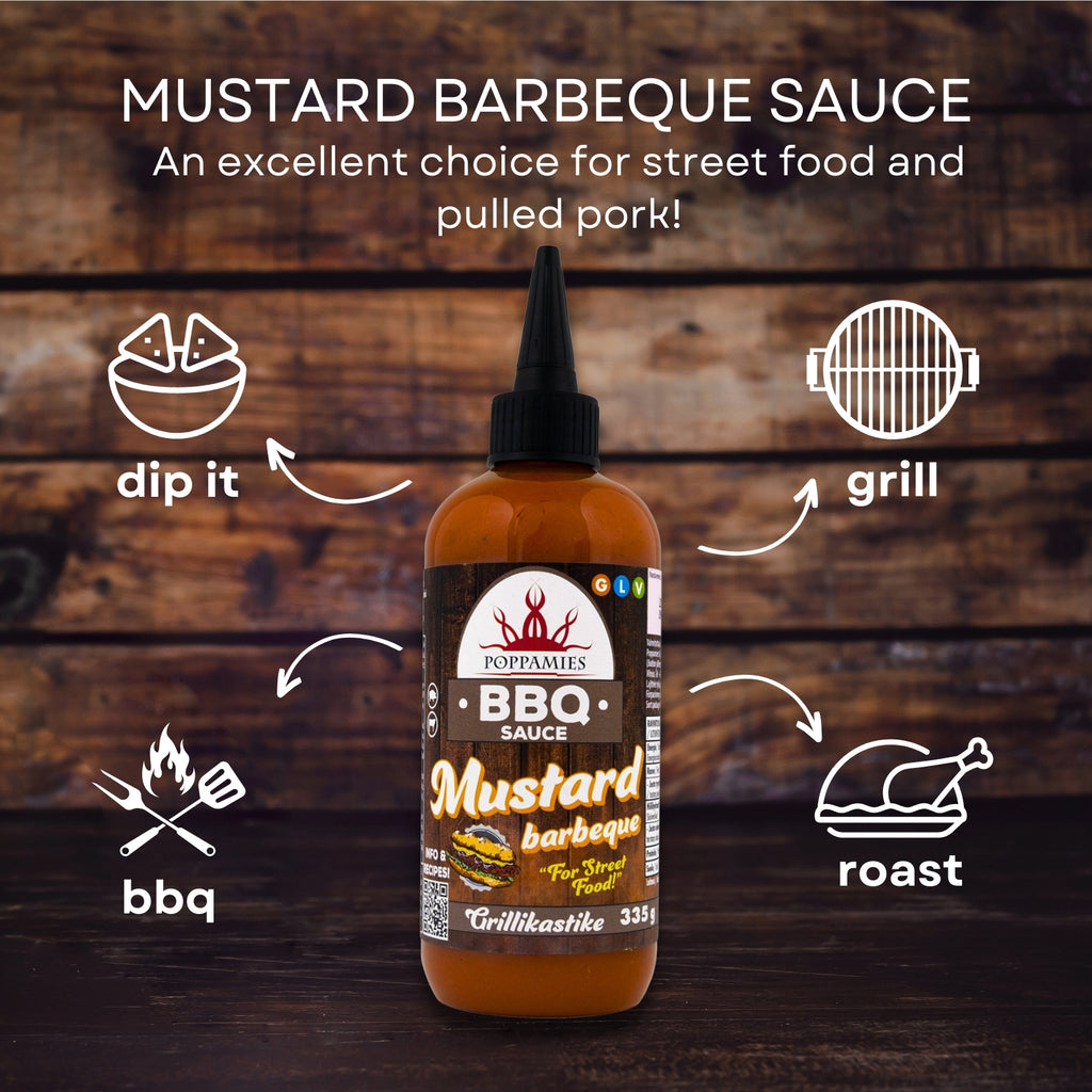Poppamies BBQ Sauce Mustard Barbeque