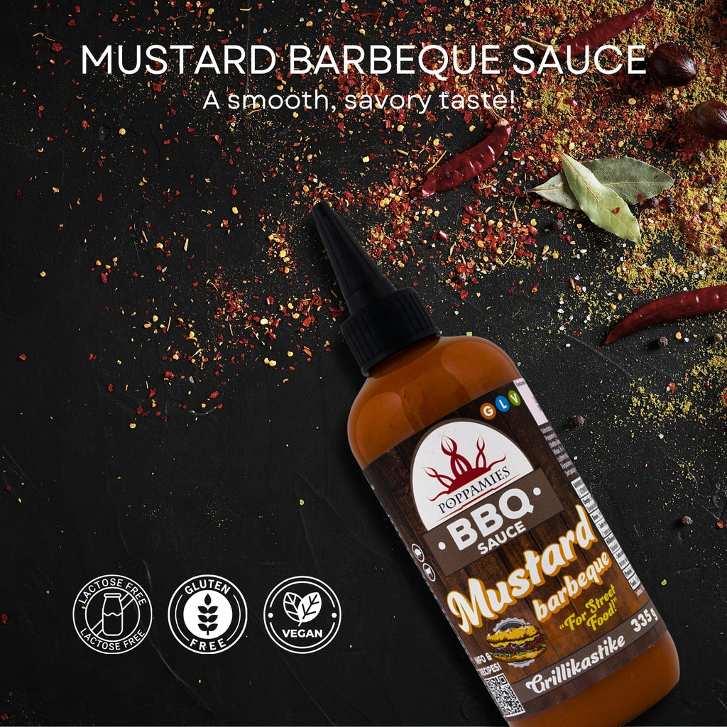 Poppamies BBQ Sauce Mustard Barbeque