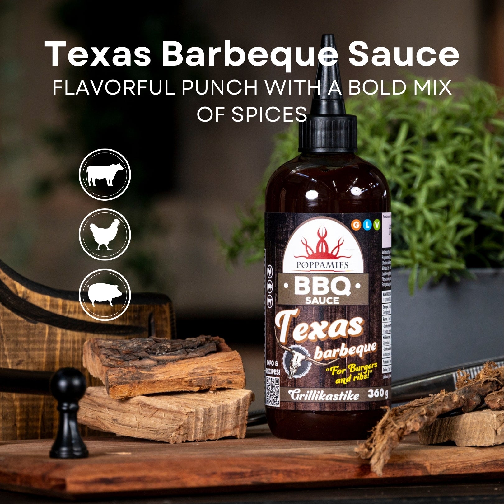 Poppamies BBQ Sauce Texas Barbeque