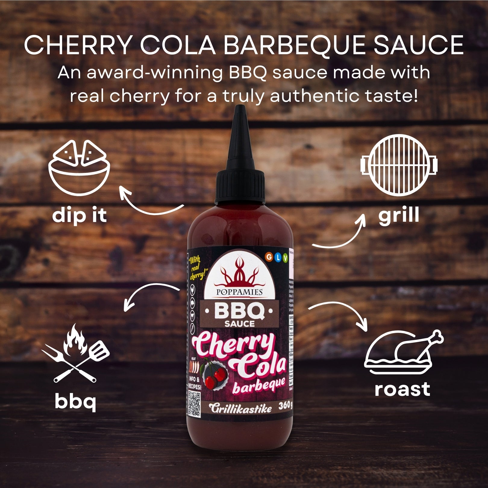 Poppamies BBQ Sauce Cherry Cola Barbeque