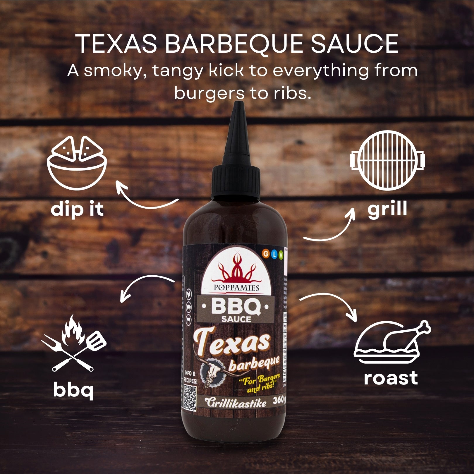 Poppamies BBQ Sauce Texas Barbeque