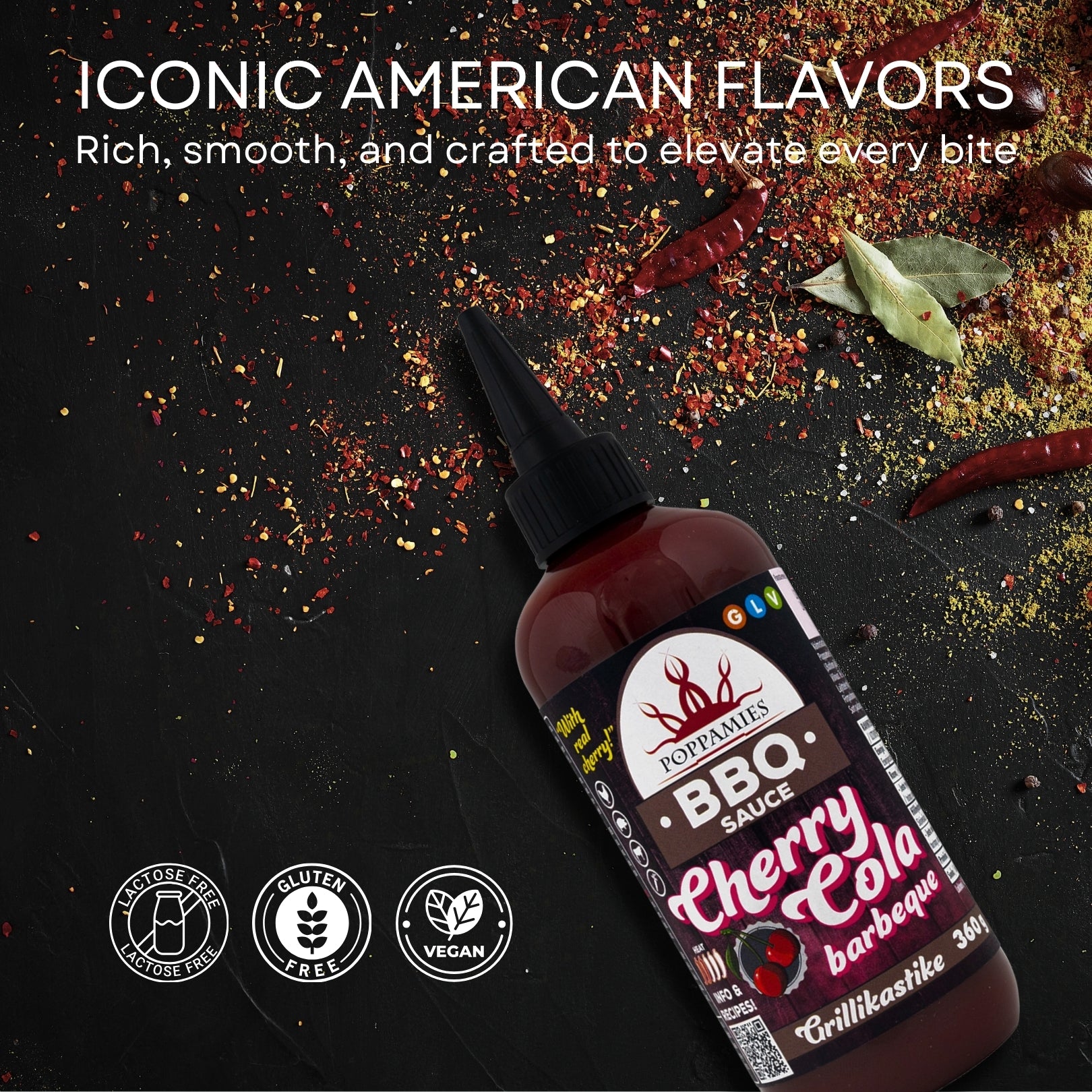 Poppamies BBQ Sauce Cherry Cola Barbeque