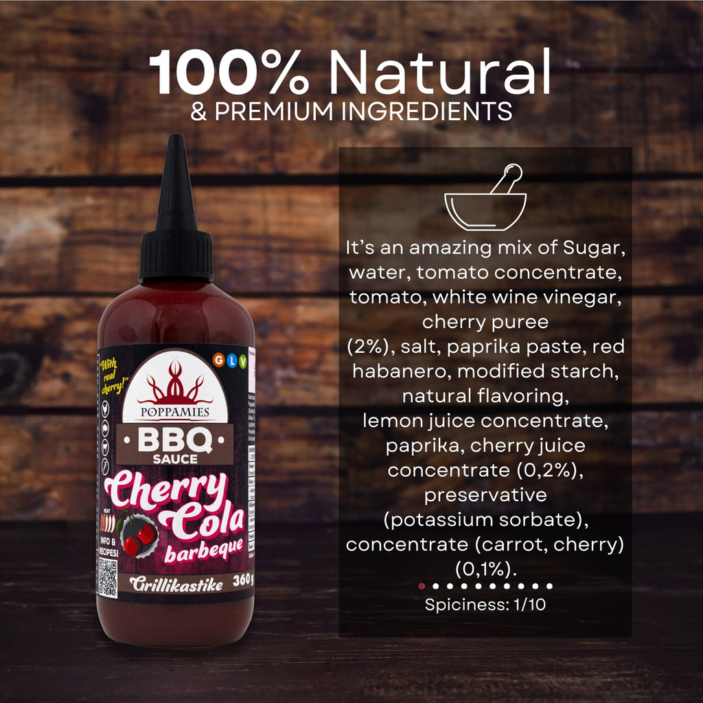 Poppamies BBQ Sauce Cherry Cola Barbeque