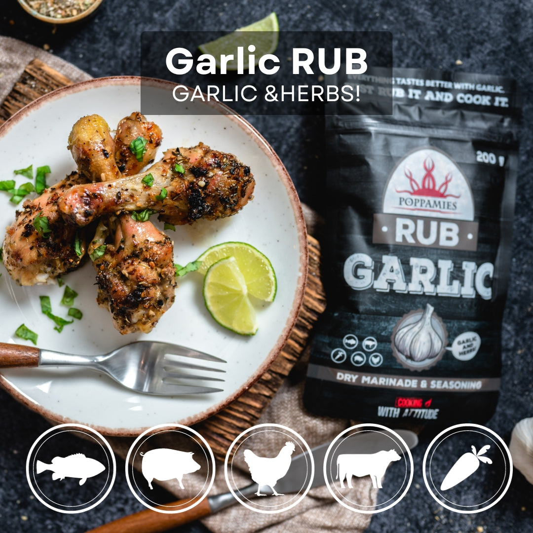Poppamies Garlic Rub