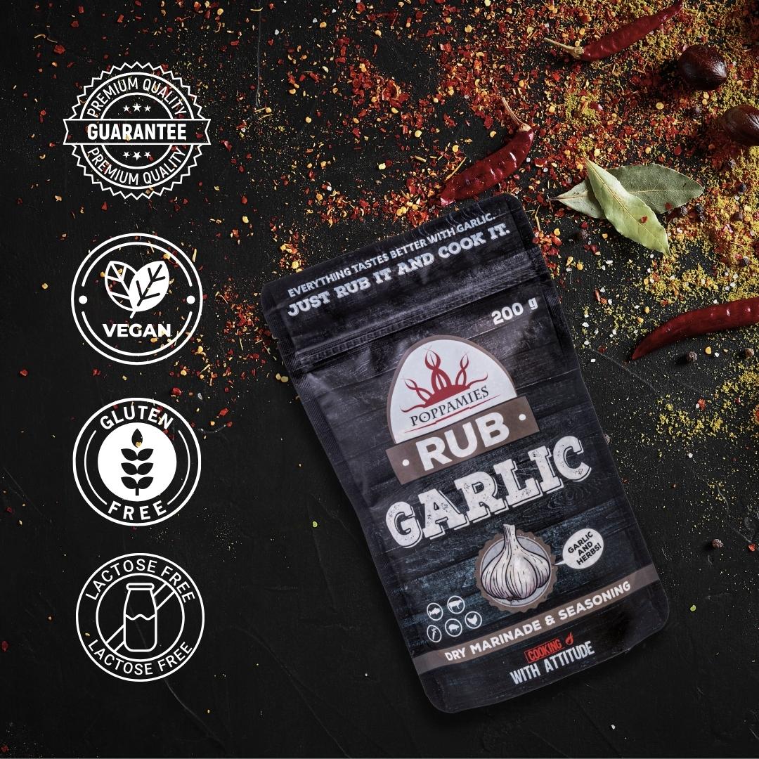 Poppamies Garlic Rub