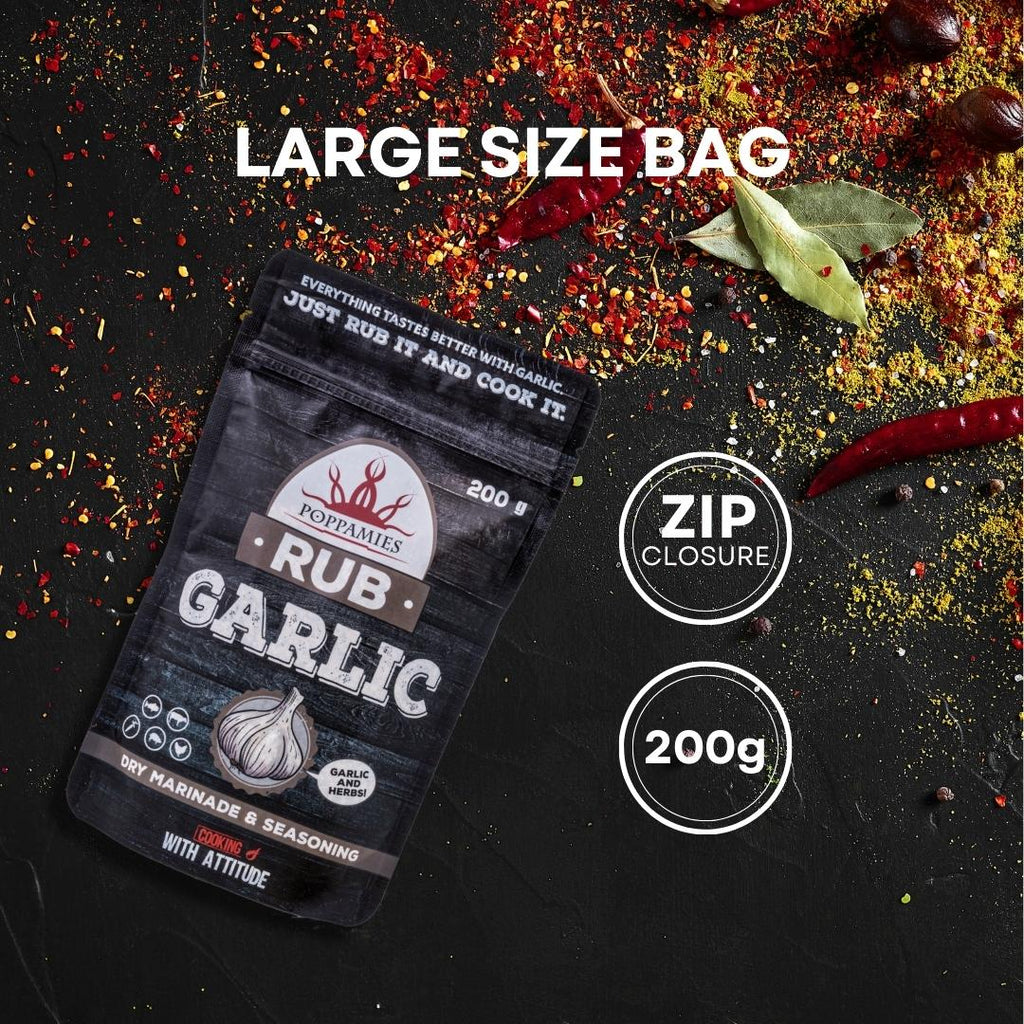 Poppamies Garlic Rub