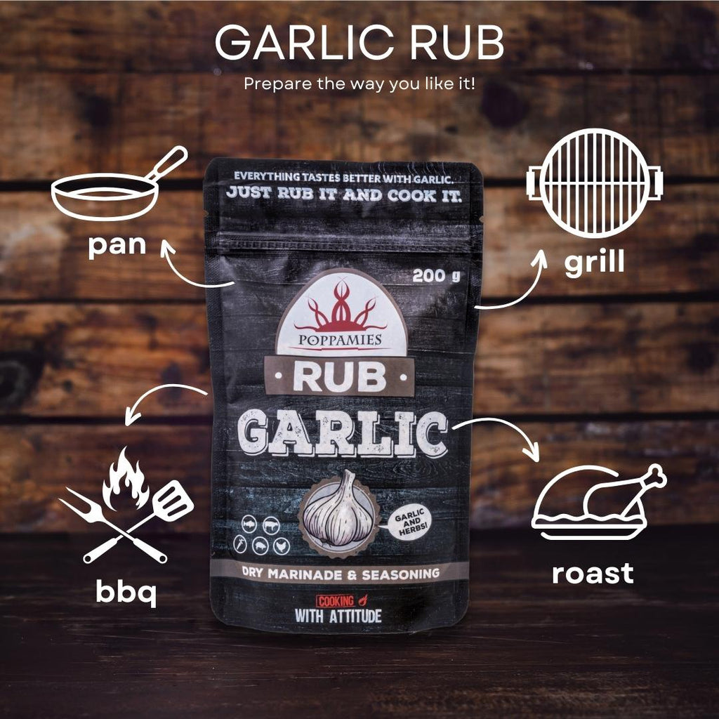 Poppamies Garlic Rub