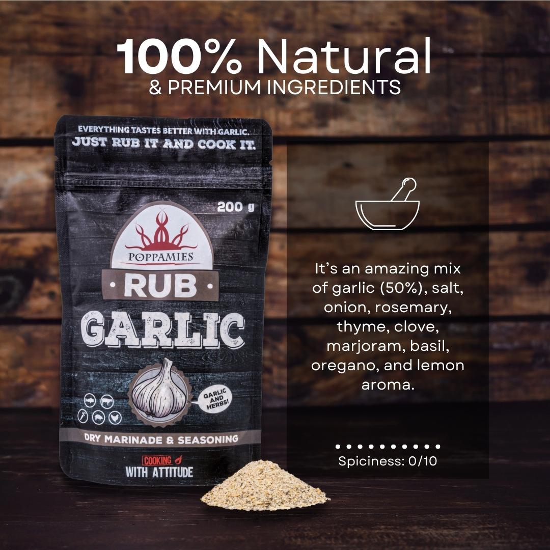 Poppamies Garlic Rub
