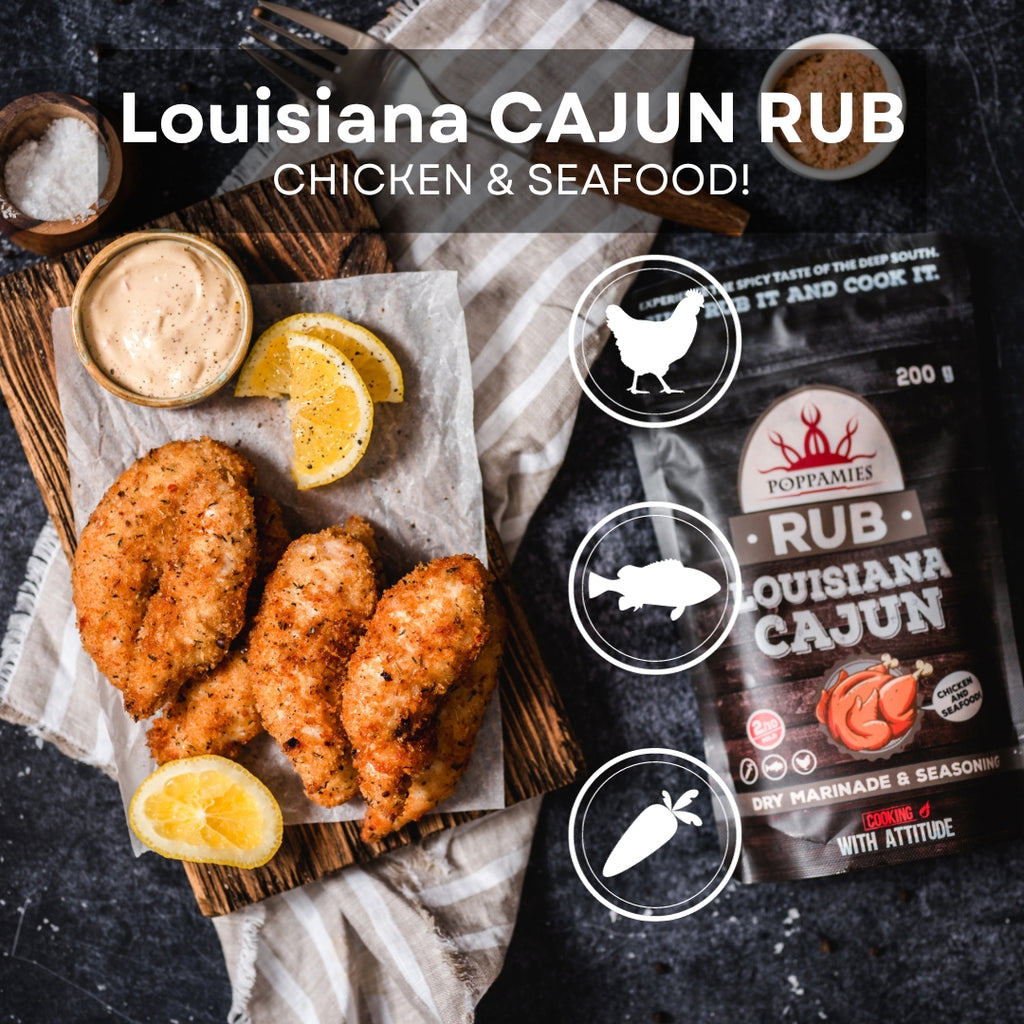 Poppamies Cajun Food Seasoning Rub