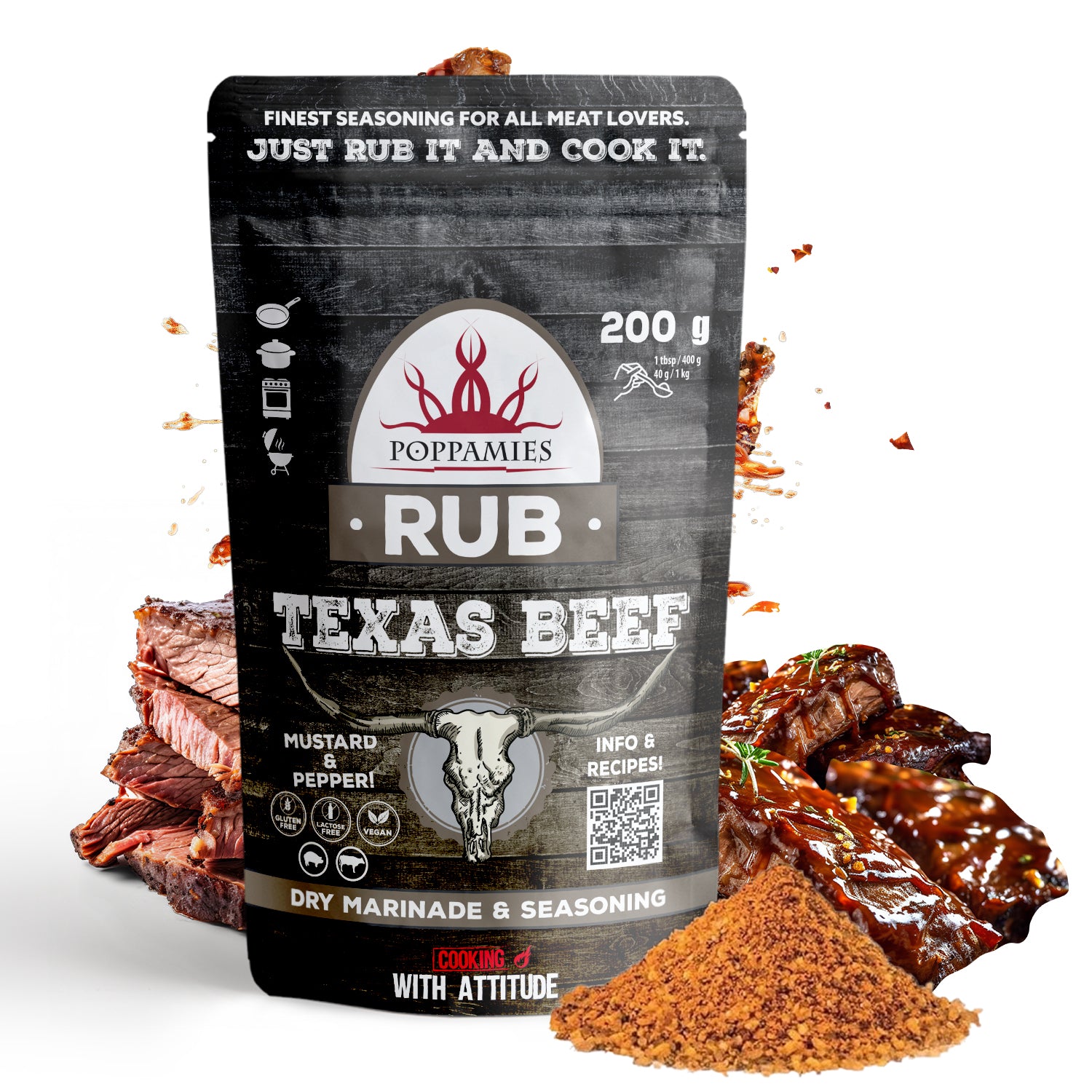 Poppamies Texas Beef BBQ Rub