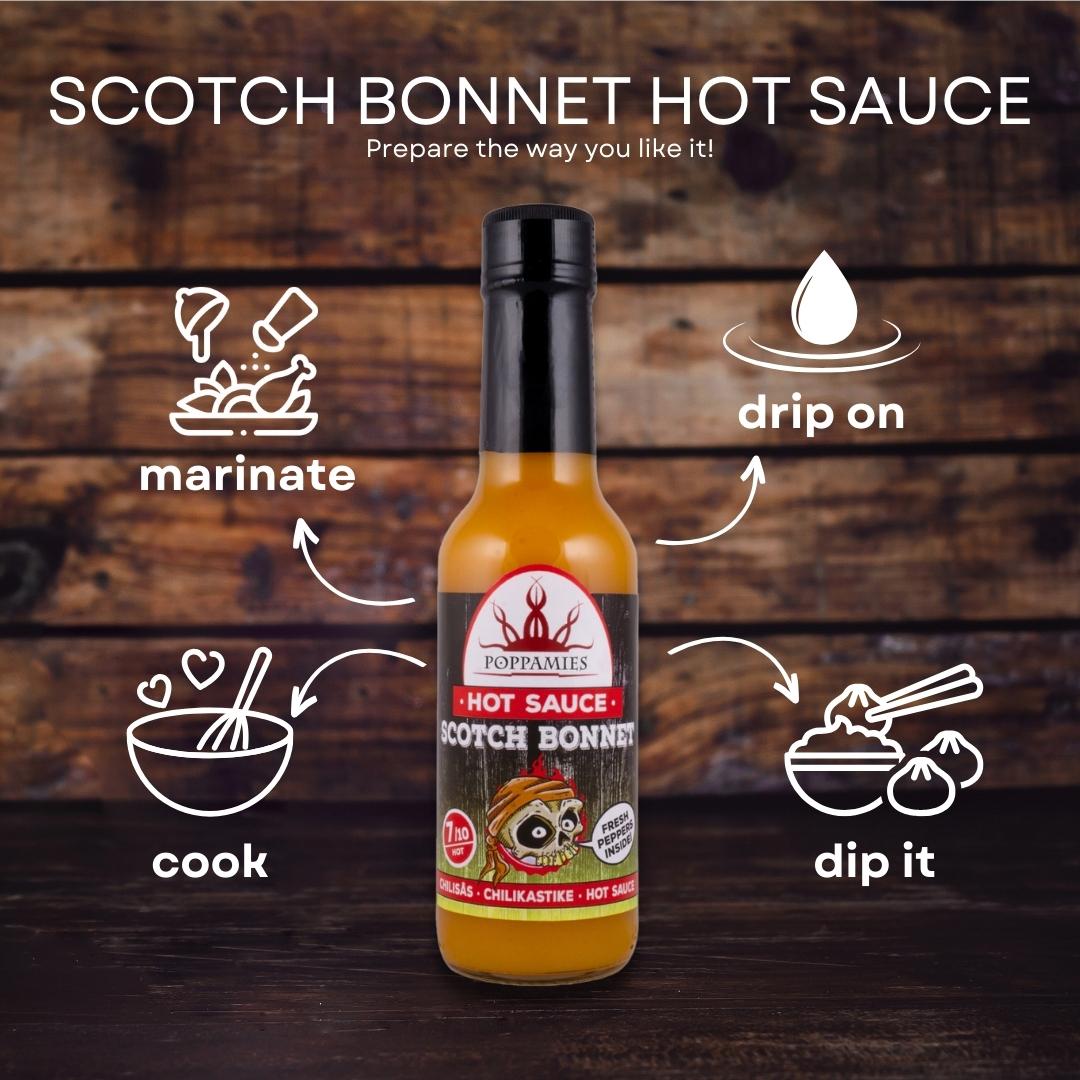 Poppamies Scotch Bonnet Hot Fresh Chili Sauce