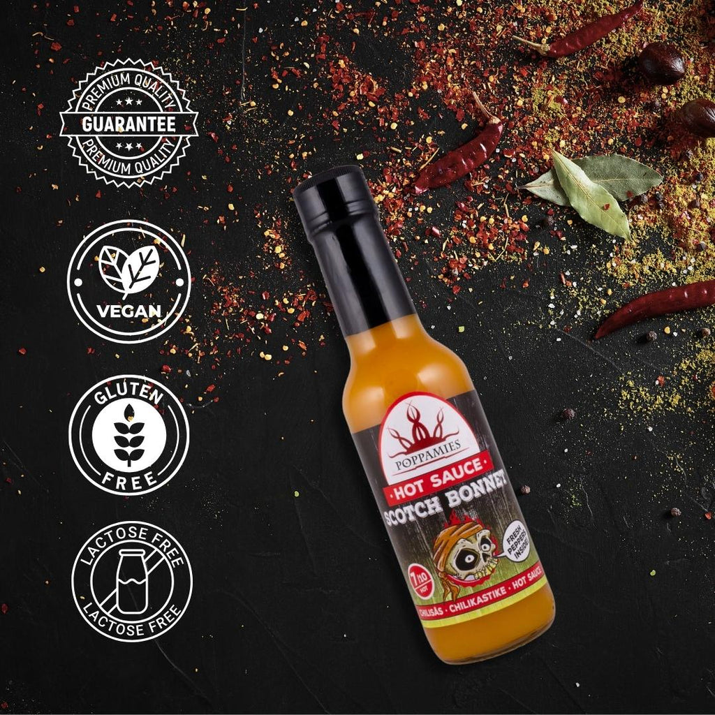 Poppamies Scotch Bonnet Hot Fresh Chili Sauce