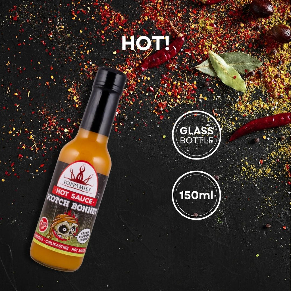 Poppamies Scotch Bonnet Hot Fresh Chili Sauce