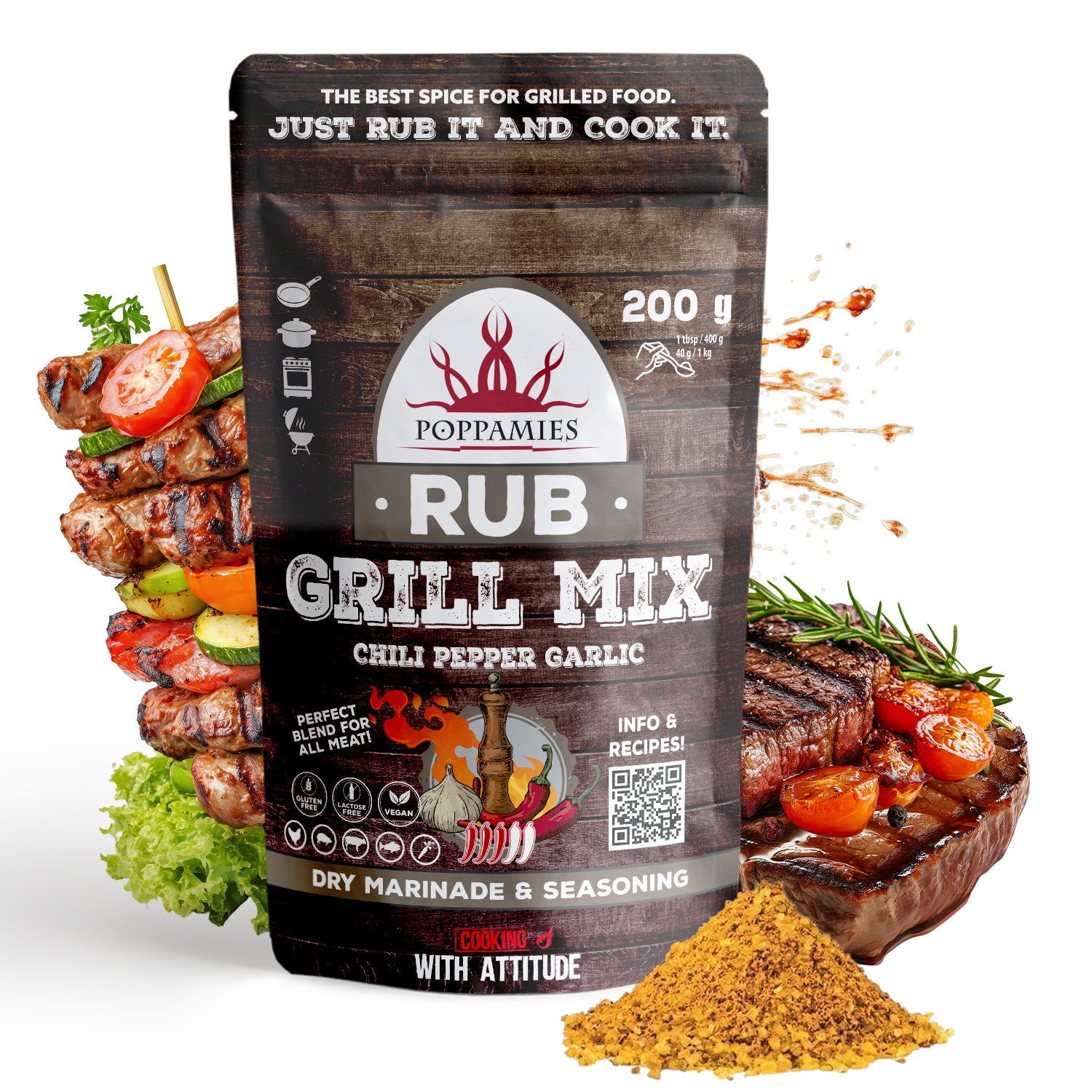 Poppamies Barbecue Grill Mix Seasoning