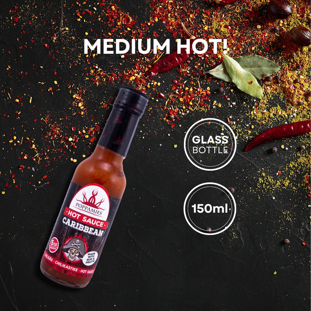 Poppamies Caribbean Hot Fruity Chili Sauce