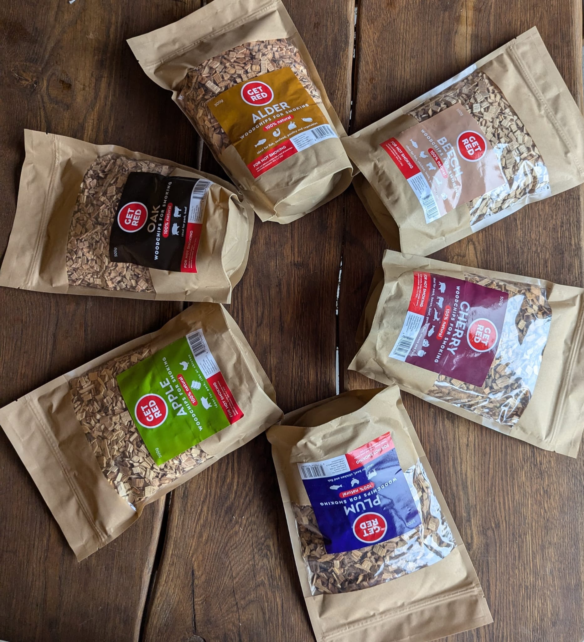 GET RED Woodchips for Smoking