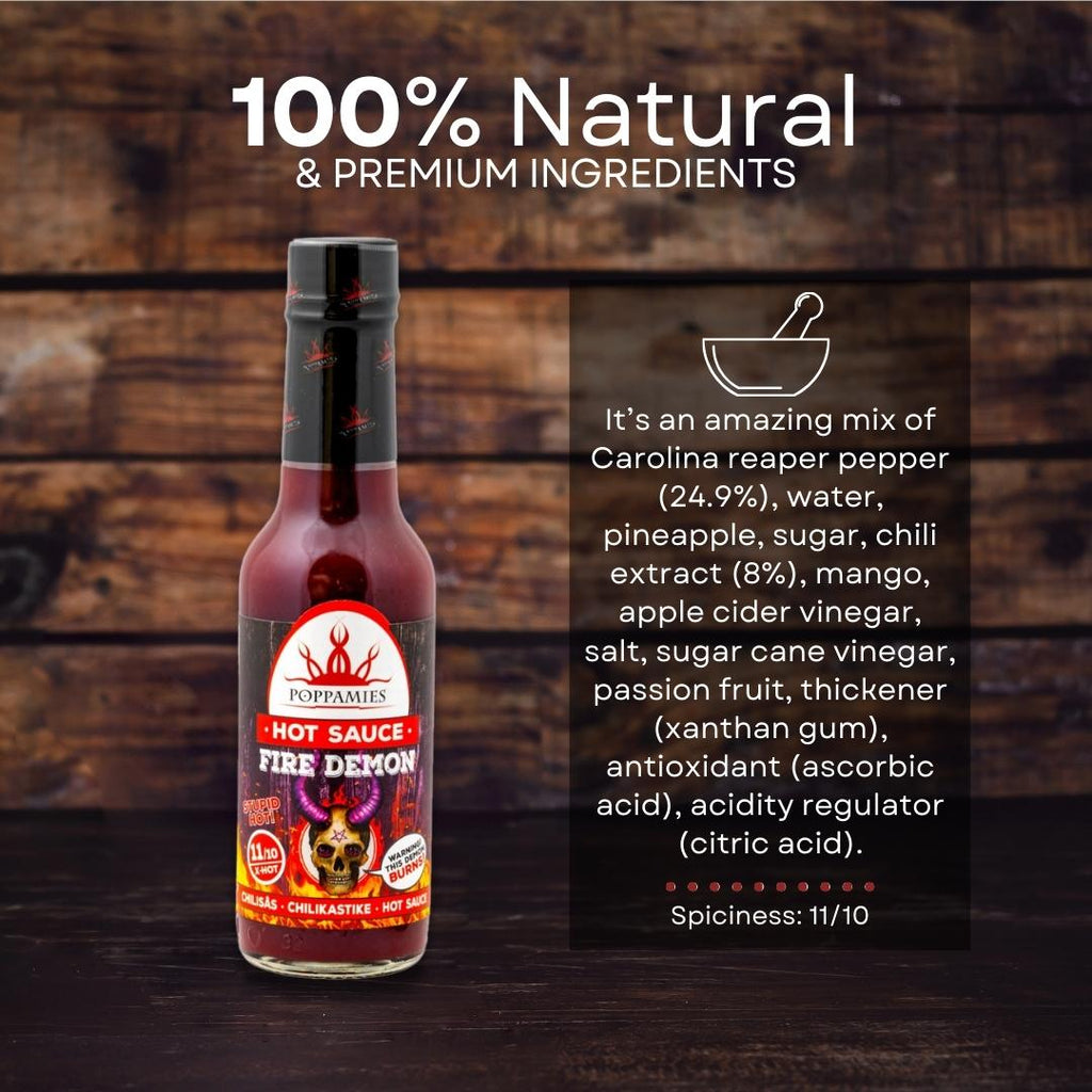 Poppamies Fire Demon Chili Sauce
