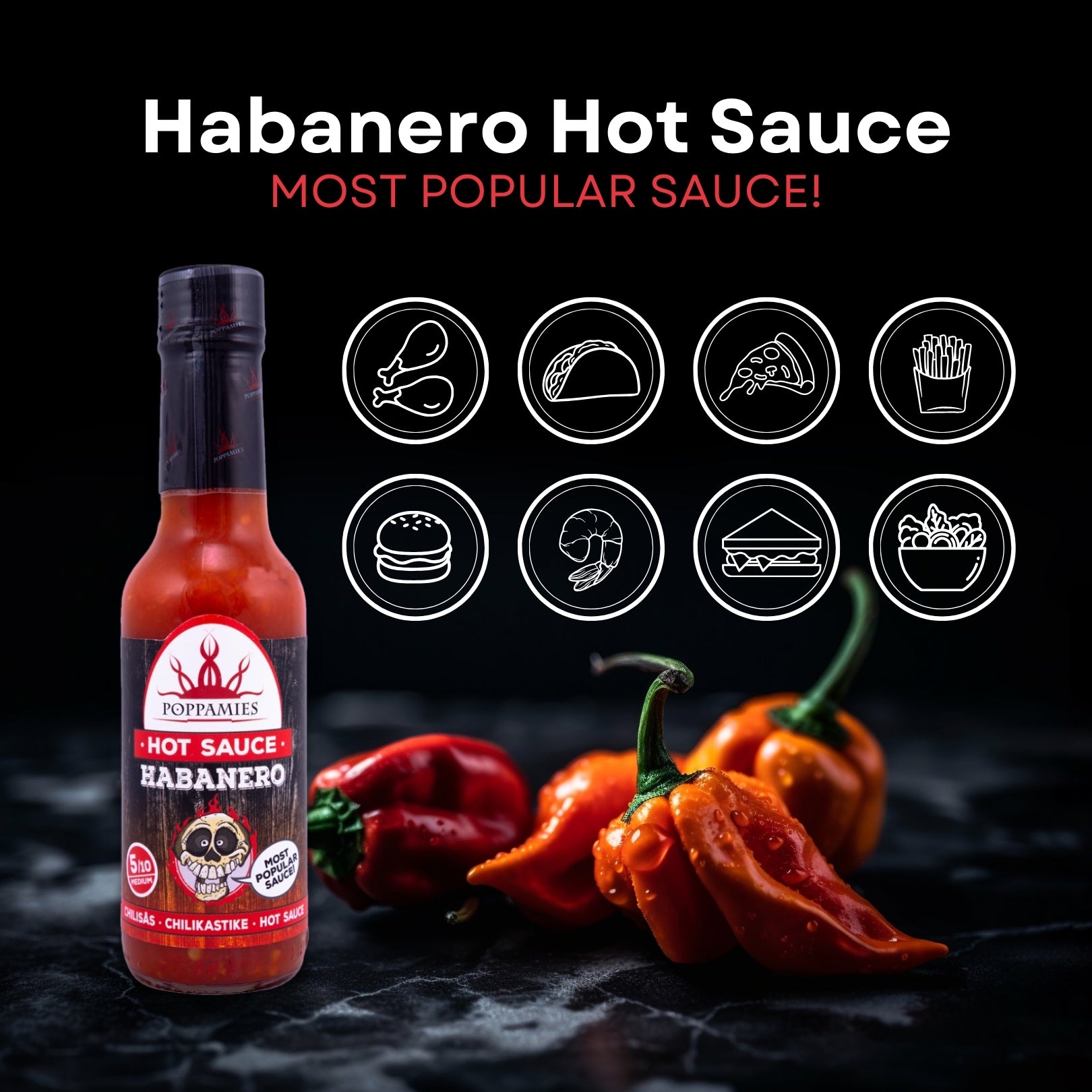 Poppamies Habanero Hot Sauce