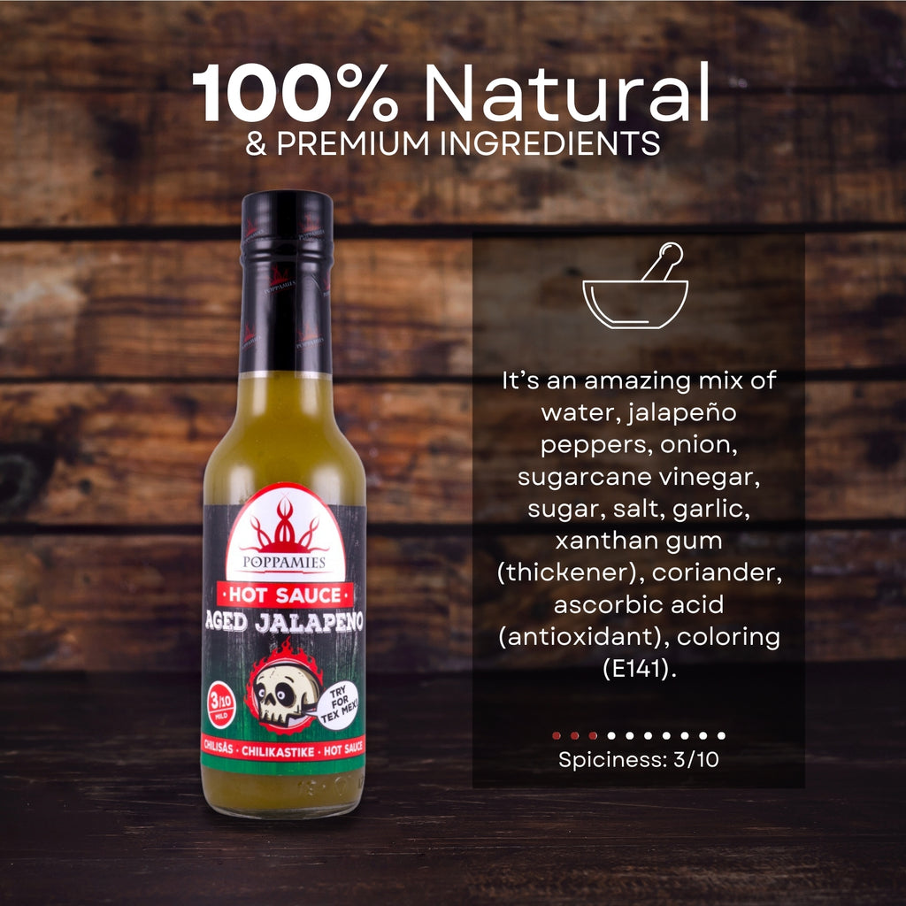 Poppamies Aged Jalapeno Hot Chili Sauce
