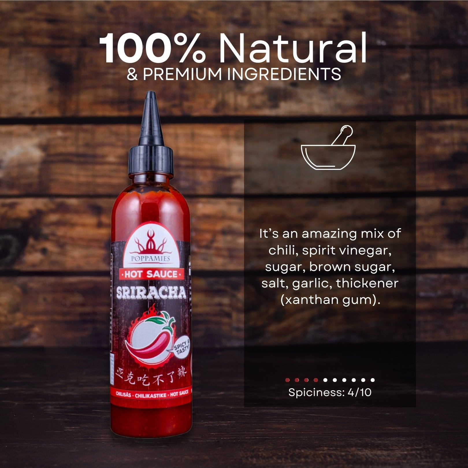 Poppamies Sriracha Hot Sauce