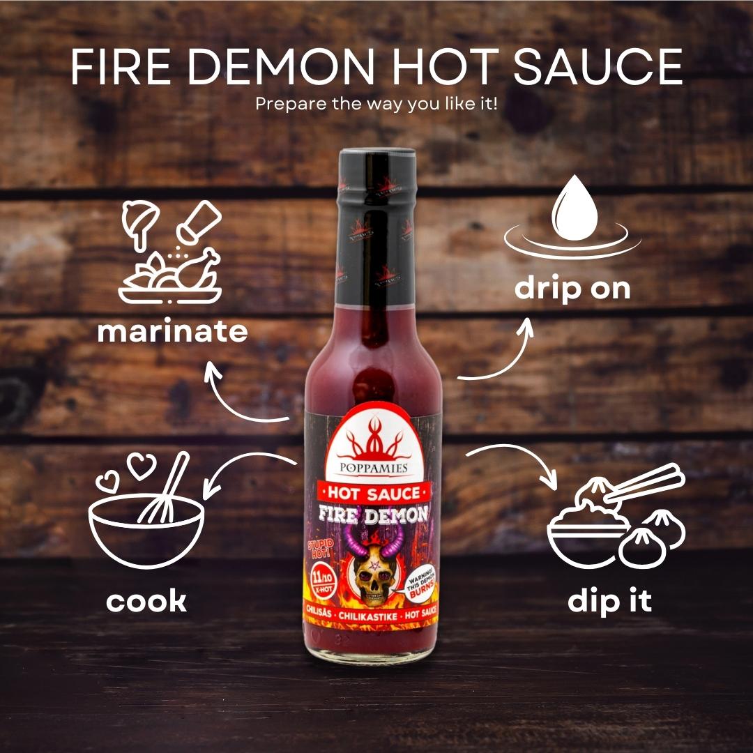 Poppamies Fire Demon Chili Sauce