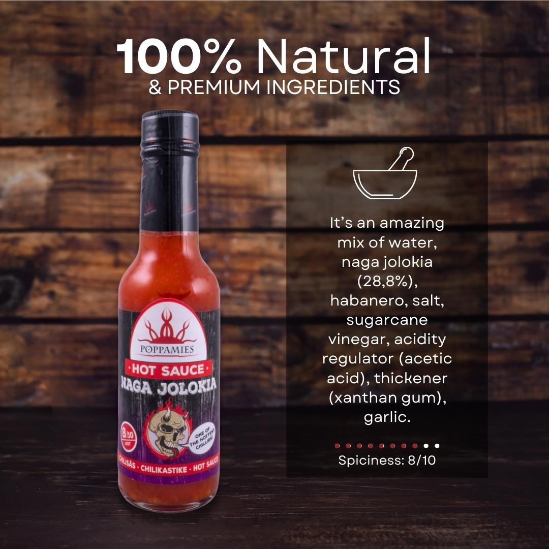 Poppamies Naga Jolokia Hot Sauce