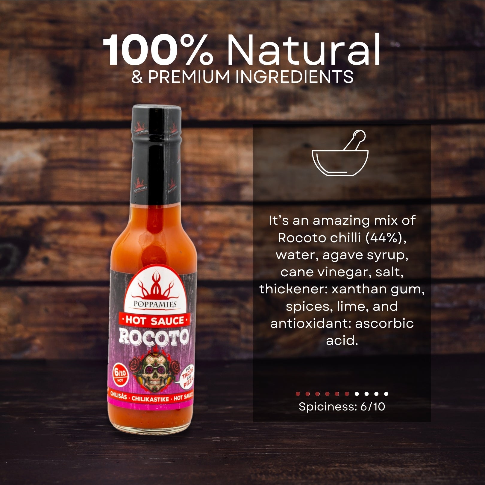 Poppamies Rocoto Chilli Hot Sauce