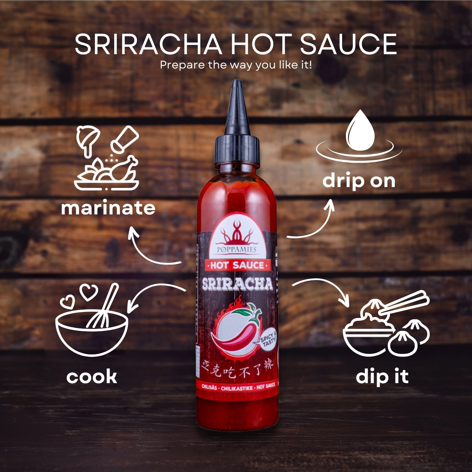 Poppamies Sriracha Hot Sauce