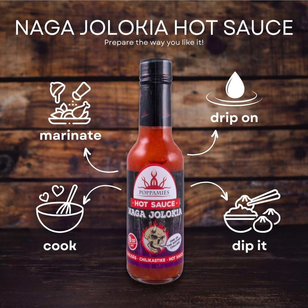 Poppamies Naga Jolokia Hot Sauce