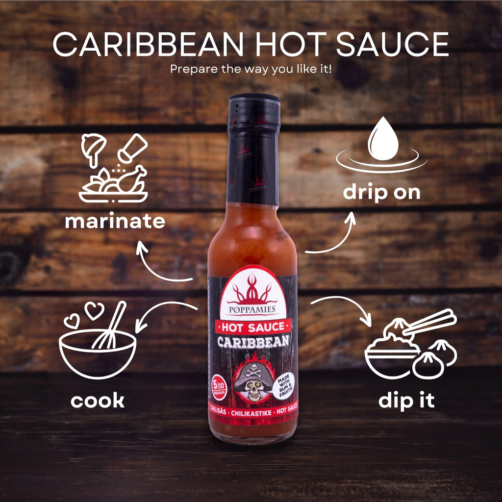 Poppamies Caribbean Hot Fruity Chili Sauce
